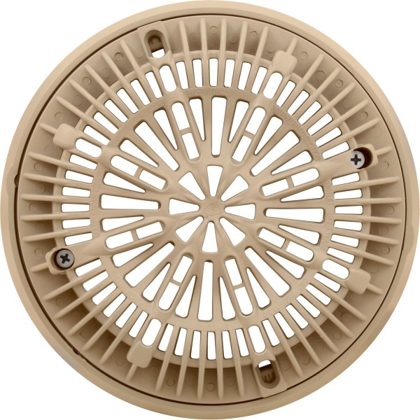 Gunite Main Drain Frame, Galaxy Lid (Av) , Tan : 25531-039-000