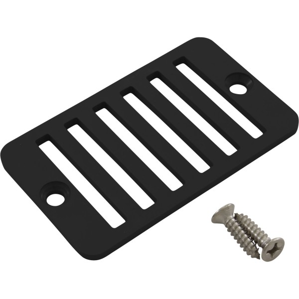 Rectangular Grate W/ Screws (Bk) : 25533-004-010