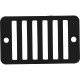 Rectangular Grate W/ Screws (Bk) : 25533-004-010