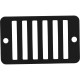 Rectangular Grate W/ Screws (Bk) : 25533-004-010