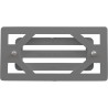 3 Bar Grate And Frame Assembly, Gray : 25533-201-000