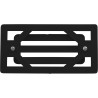 3 Bar Grate And Frame Assembly, Black : 25533-204-000