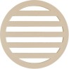 3" Round Deck Drain Cover, Tan : 25533-309-010