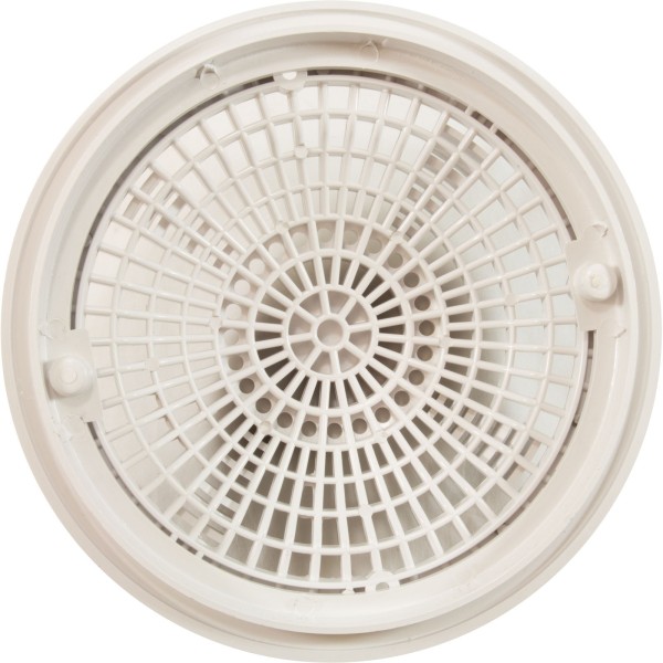Main Drain Cover & Frame, Waterway Tru Flo 8", White, VGB : 640-1800 V