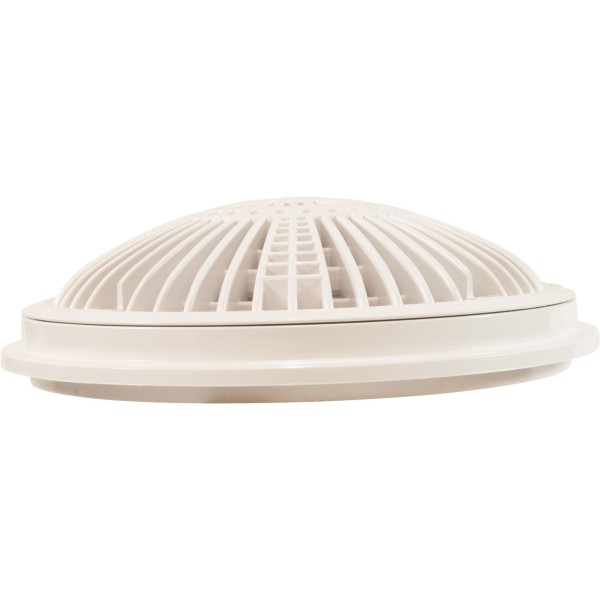 Main Drain Cover & Frame, Waterway Tru Flo 8", White, VGB : 640-1800 V