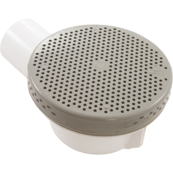 Drain Floor, 3/4"S, Plastic Gray : 640-4347