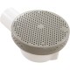 Drain Floor, 3/4"S, Plastic Gray : 640-4347