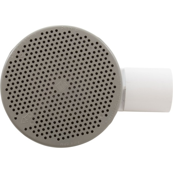Drain Floor, 3/4"S, Plastic Gray : 640-4347