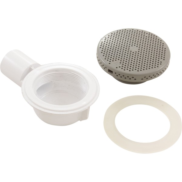 Drain Floor, 3/4"S, Plastic Gray : 640-4347