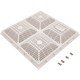 POOL FRAME & GRATE 18" X 18" ( 2011 )  - WHITE : 640-4770 V