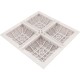 POOL FRAME & GRATE 18" X 18" ( 2011 )  - WHITE : 640-4770 V