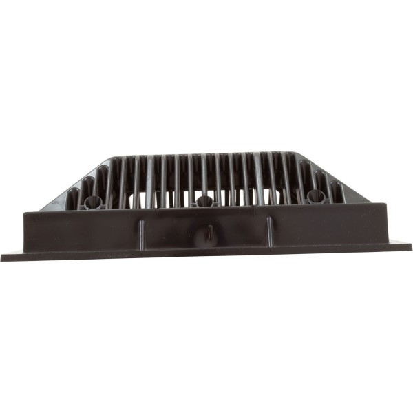 Main Drain Grate, Waterway, 9"x 9", with Frame (2011) , Black : 640-4791 V