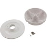6" Ultra Suction, 1.5"Thrd, White : 640-8240 V