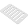 2"X 4" Deck/Gutter Drain Grate-Wht. : 642-2800