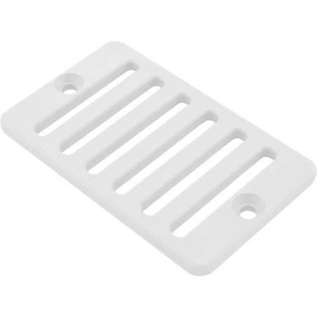 2"X 4" Deck/Gutter Drain Grate-Wht. : 642-2800