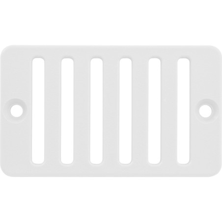 2"X 4" Deck/Gutter Drain Grate-Wht. : 642-2800