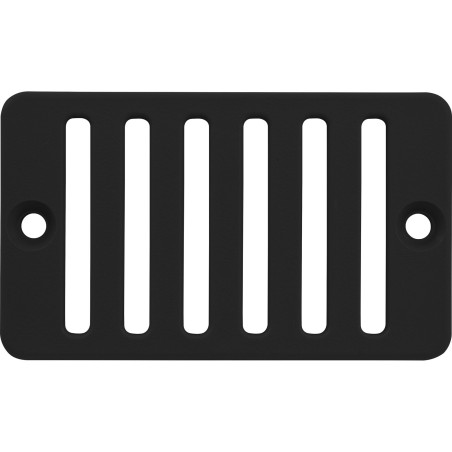 2"X4" Deck/Gutter Drain Grate - Blk : 642-2801