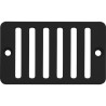 2"X4" Deck/Gutter Drain Grate - Blk : 642-2801