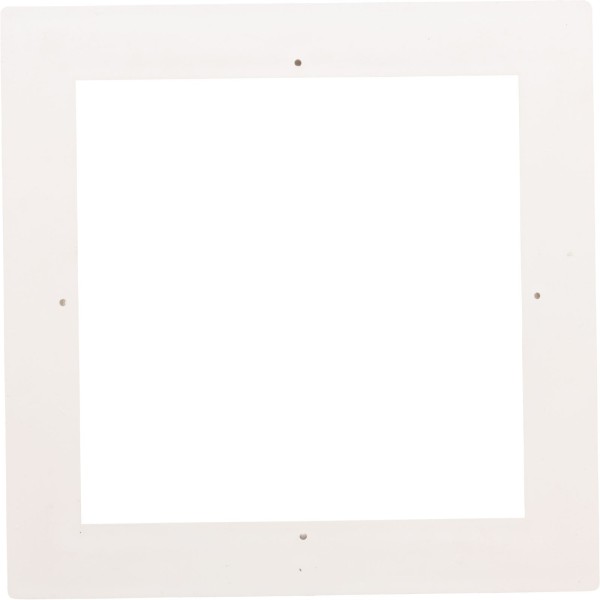Frame Grate, Waterway 9" X 9", White : 642-4710