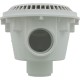 Main Drain, WW Anti Vortex, 8" Round, Gun, 2"s, Side, White : 640-2520 V