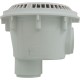 Main Drain, WW Anti Vortex, 8" Round, Gun, 2"s, Side, White : 640-2520 V