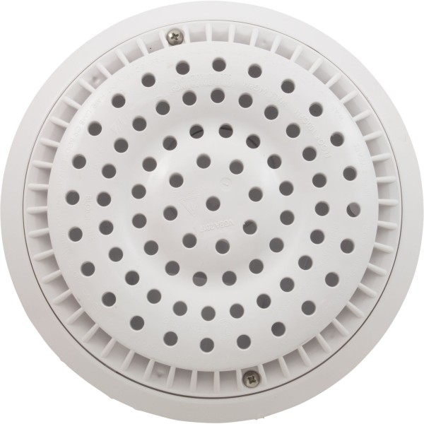 Main Drain, WW Anti Vortex, 8" Rnd, Vinyl, 2"s, White : 640-2750 V