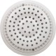 Main Drain, WW Anti Vortex, 8" Rnd, Vinyl, 2"s, White : 640-2750 V