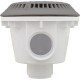Main Drain, WW Anti Vortex, 8" Rnd, Vinyl, 2"s, Gray : 640-2757 V