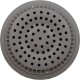 Main Drain, WW Anti Vortex, 8" Rnd, Vinyl, 2"s, Gray : 640-2757 V