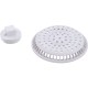 Main Drain, WW Anti Vortex, 8" Rnd, Gun, 2-1/2"s, White : 640-2410 V