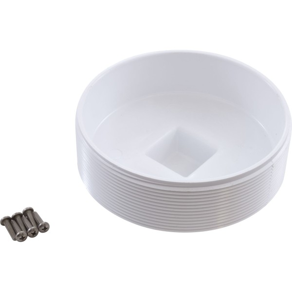 Main Drain, Waterway Clover Drain, 24-7/16", 6" Slip, Gray : 640-1007 V