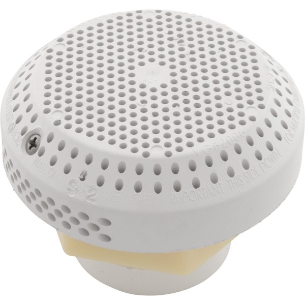 Suct Assy, WW 3-1/2" Hi-Flow, 2-3/8"hs, 1-1/2"s, Wht, w/o Vac Brk : 640-3250V