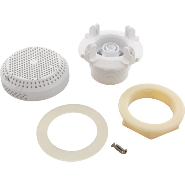 Suct Assy, WW 3-1/2" Hi-Flow, 2-3/8"hs, 1-1/2"s, Wht, w/o Vac Brk : 640-3250V