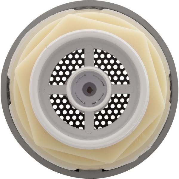Suct Assy, WW 3-1/2" Hi-Flow, 2-3/8"hs, 1-1/2"s, Gry, w/o Vac Brk : 640-3257V