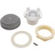 Suct Assy, WW 3-1/2" Hi-Flow, 2-3/8"hs, 1-1/2"s, Gry, w/o Vac Brk : 640-3257V