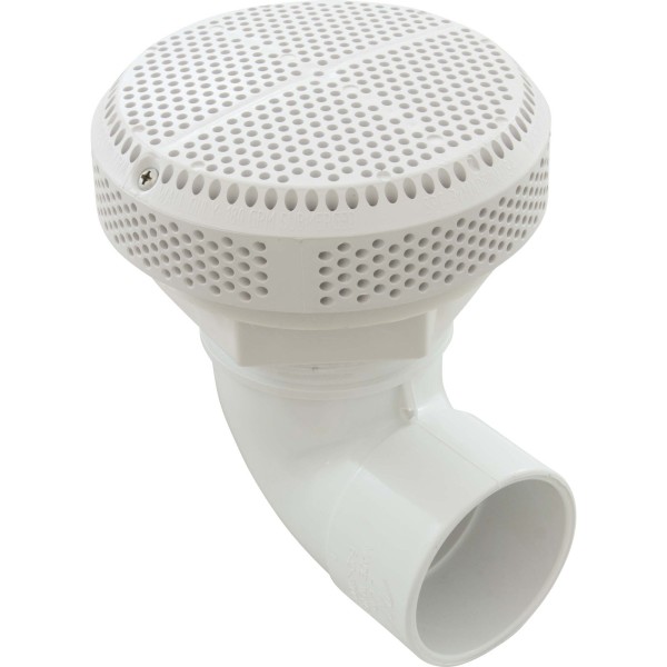 Suction Assy, WW Super Hi-Flo, 3-1/4"hs, 2"s, 90 deg, White : 640-3600 V