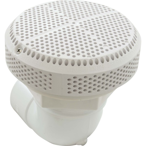 Suction Assy, WW Super Hi-Flo, 3-1/4"hs, 2"s, 90 deg, White : 640-3600 V