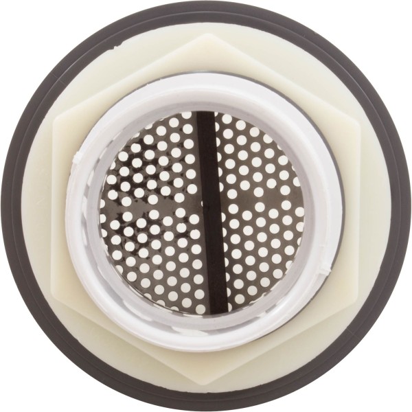 Suction Assy, WW Super Hi-Flo, 3-1/4"hs, 2"s, White/ss : 640-3630S V