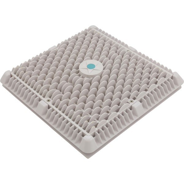 Main Drain Assembly, Aquastar, 12" Square Wave, White : WAV12WR101