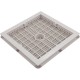 Main Drain Assembly, Aquastar, 12" Square Wave, White : WAV12WR101