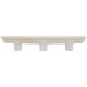 Channel Drain, Aquastar, 32", Flat Grate, For Concrete, White : 32CDFL101