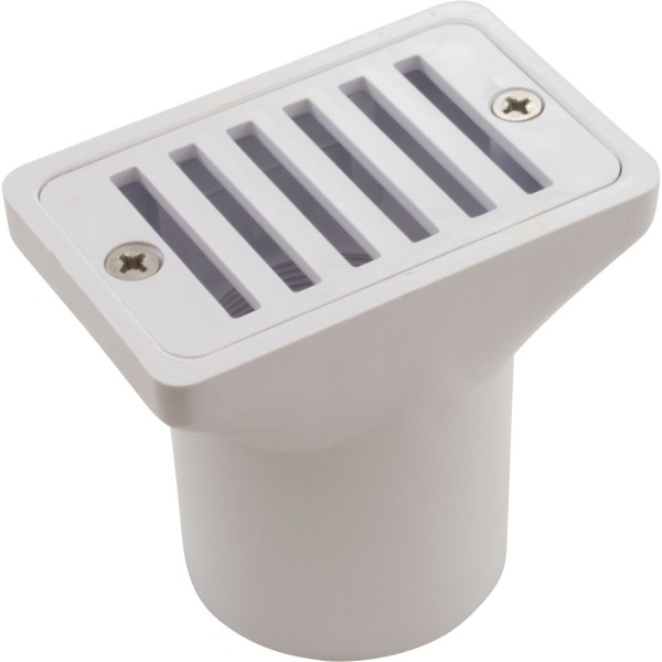 Deck Drain, CMP SP1019, 2"fpt x 2"s x 4", White, Generic : 25533-000-000