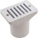 Deck Drain, CMP SP1019, 2"fpt x 2"s x 4", White, Generic : 25533-000-000