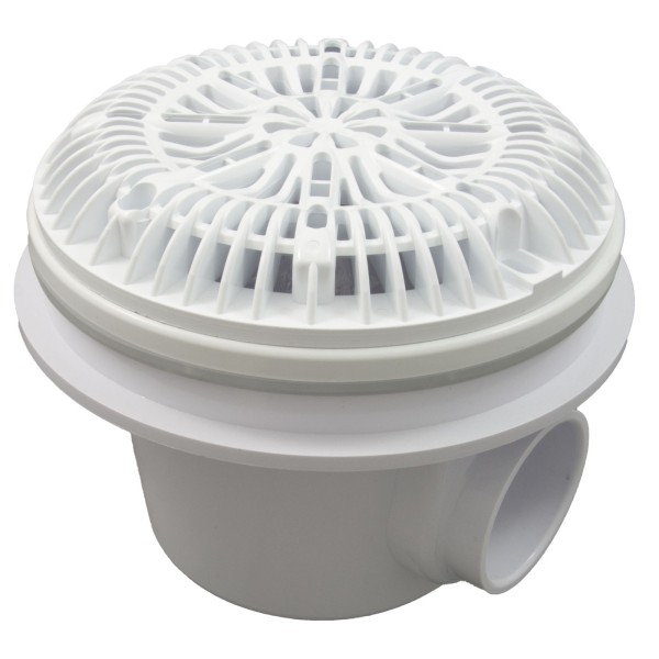 Main Drain, CMP Galaxy, Vinyl, 2"s, White : 25515-200-000
