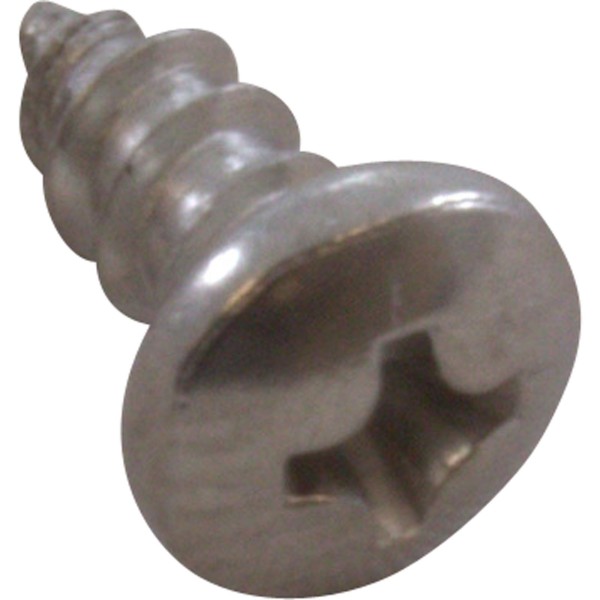 Screw, Pentair Sta-Rite Vinyl Main Drain, Frame, 8 x 3/8" : 37207-0825