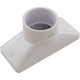 Gutter Drain, Pentair 2.5" x 6", w/Grate, White : 542039