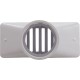 Gutter Drain, Pentair 2.5" x 6", w/Grate, White : 542039