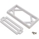 Gutter Drain, Pentair 2" x 4" 3-Bar Frame & Grate, White : 542038