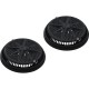 Main Drain Grate, PentStarGuard, 8", 112gpm, Blk, qty 2, Shrt Ring : 500145