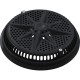 Main Drain Grate, PentStarGuard, 8", 112gpm, Blk, qty 2, Shrt Ring : 500145